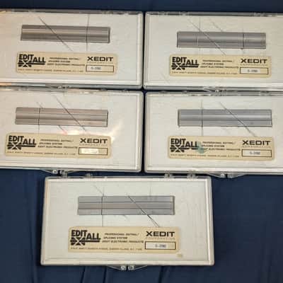 EDITALL X-Edit S-2/90 1/4" Reel To Reel Tape Splicing Blocks 1970 image 2