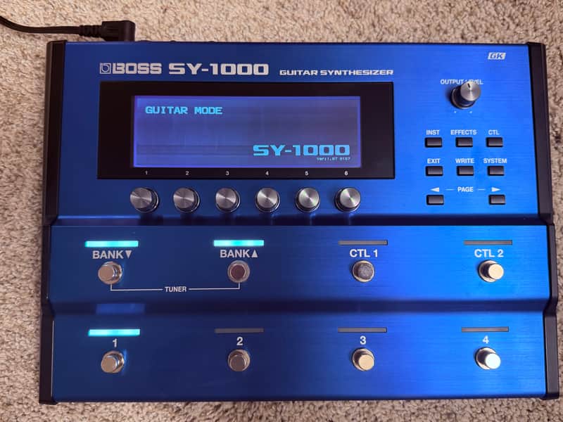 Boss SY-1000 Guitar Synthesizer 2020 - Present - Blue image 1