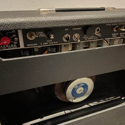 Fender Deluxe Reverb Silverface Vintage orig. Speaker image 9