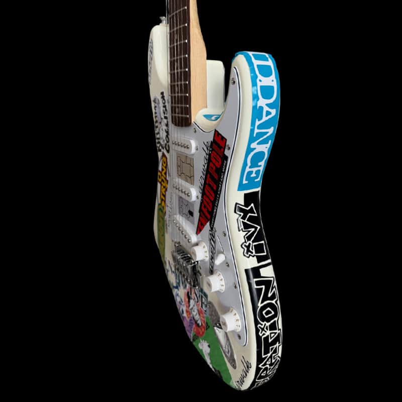 Fender Squier Stratocaster Tom DeLonge Sticker Strat Electric