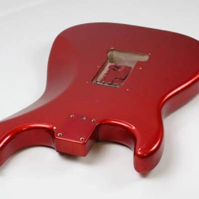 2002 Vintage Fender Stratocaster American Standard Crimson Red BODY USA image 8