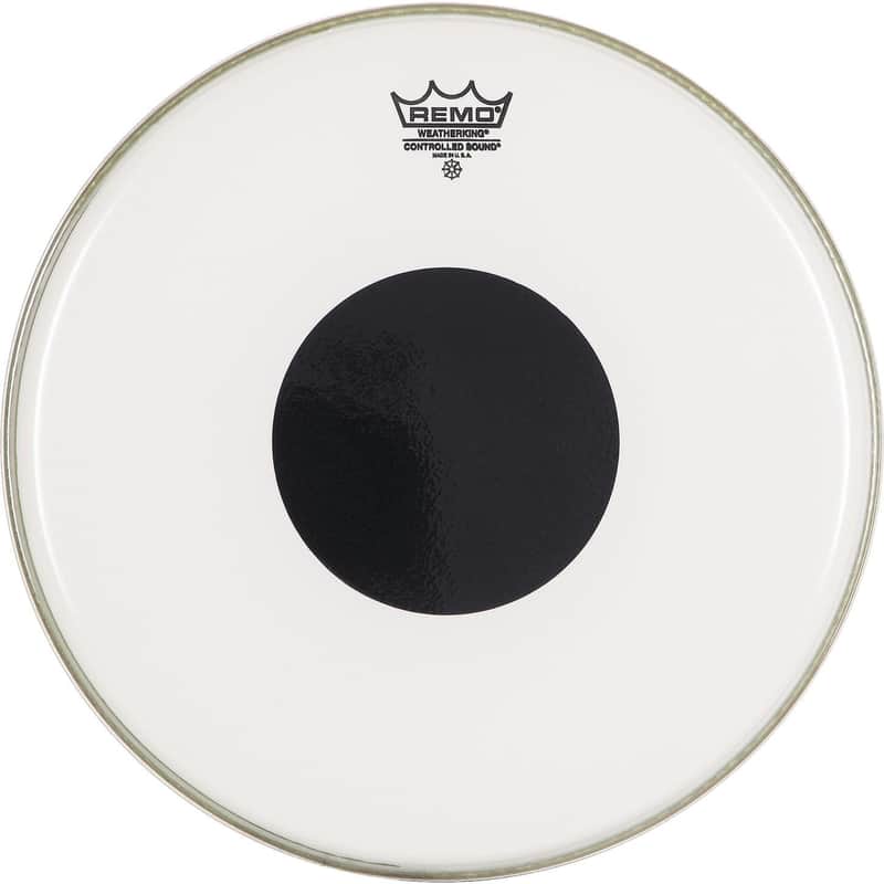 Remo 16" CS Black Dot Clear image 1