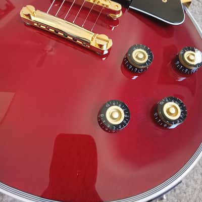 Edwards ESP - 2025 - Extremely Limited - Cherry - Custom Pickups - Grover Locking Tuners - Upgraded Everything - TKL Hardshell Case - Excellent Condition - Fast FREE Shipping - Final Price Drop! image 5