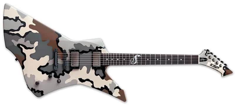 ESP SNAKEBYTE CAMO Custom Shop Japan - Kuiu Camo Satin - James Hetfield Signature - BRAND NEW with CAMO CASE image 1
