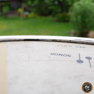 Sonor Teardrop Floortom Floor tom 18" x 16" 3-ply Gold Sparkle Vintage ULTRA RARE image 17