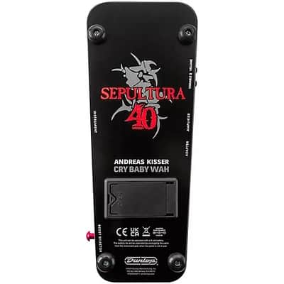 Dunlop Sepultura 40th Anniversary Cry Baby Wah Effects Pedal ( New Hot 40th Anninversary Wah Pedal From Dunlop ) image 2