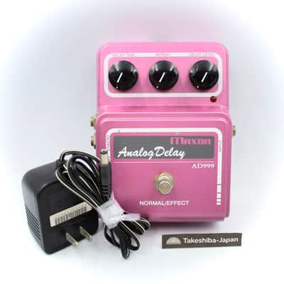 Maxon AD999 Analog Delay With Power Supply Made in Japan Guitar Effect Pedal 054AN074 image 1
