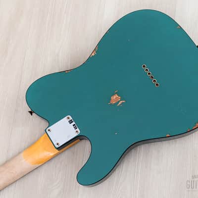 Fender Custom Shop 1963 Telecaster Custom Relic Sherwood Green w/ Twisted Tele, Seymour Duncan Little '59 image 12