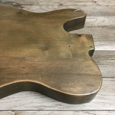 FRANCHIN Mars guitar body WESTERN Rustic Aged Relic natural finish Selected Alder T-Style Made in Italy - Stock piece #17751123 image 12