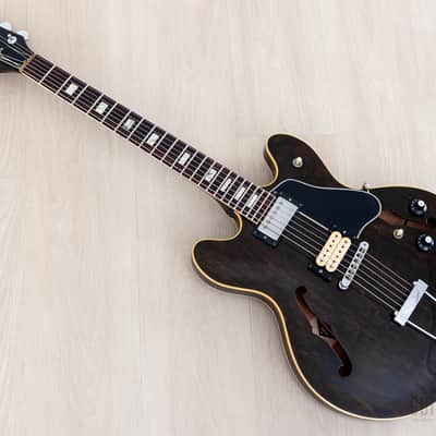 1979 Gibson ES-335 TDW Semi-Hollow Vintage Guitar Walnut, Tarback + DiMarzio Super Distortion, Case image 12
