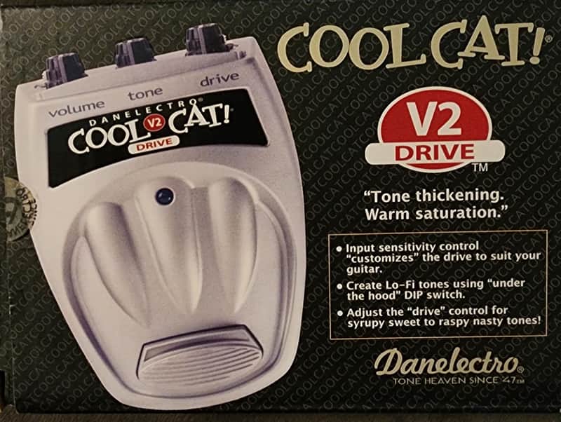 ギター Danelectro Cool Cat CTO-1 Danelectro Cool Cat Transparent Overdrive Version 1 vs V2 guitar