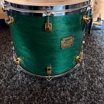 Yamaha Maple Custom 14x12 Emerald Green image 4