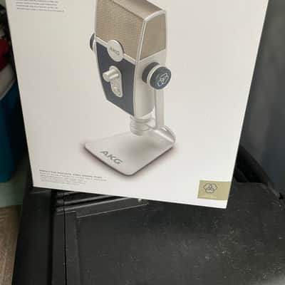 AKG Lyra Multipattern USB Condenser Microphone 2019 - 2020 - Dark Blue / Silver image 1