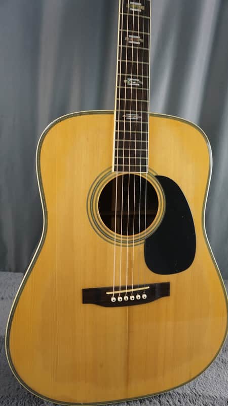 Yamaki YW-40 Dreadnought Acoustic Guitar MIJ w/ Hard Case – Vintage 1970s image 1