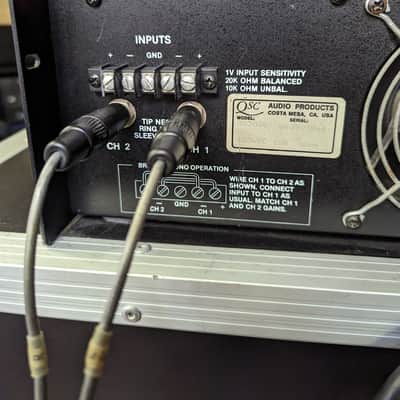 1996 QSC Made In USA 2000 Watt MX2000 Stereo Power Amplifier - Looks Excellent - Sounds Great! image 6