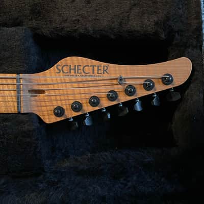 Schecter USA Custom Shop 7 String 2020 Black image 5