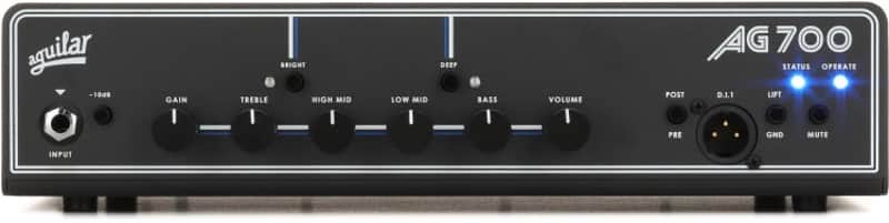 Aguilar AG700V2 Gen 2 700-watt Bass Amplifier Head (AG700V2d1) image 1