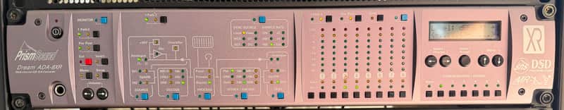 Prism Sound ADA-8XR modular AD/DA converter, with 4 I/O modules image 1