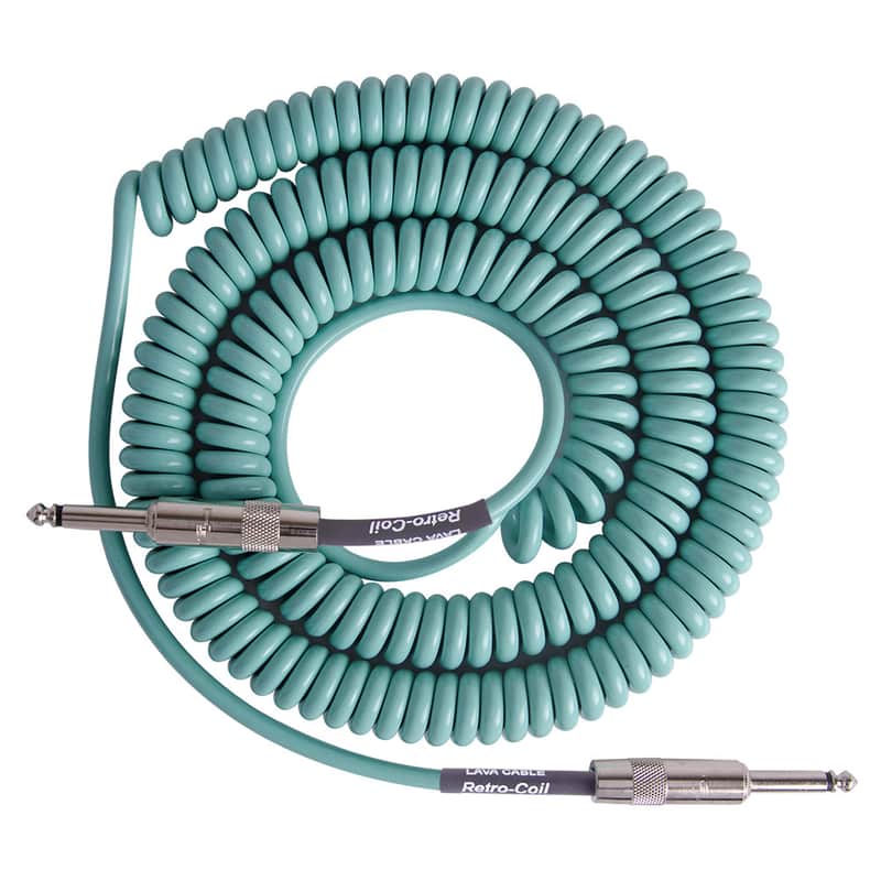 Lava Cable Retro Coil Instrument Cable 20' Straight-Straight image 1