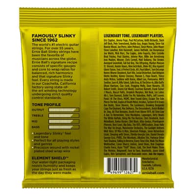 Beefy Slinky Nickel Wound Electric Guitar Strings 11-54 Gauge Set - world standard special-tempered+tinned steel & ni-plated wrap on steel hex core image 2