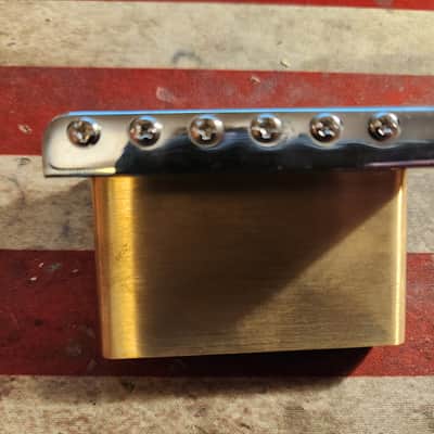 Rare Dimarzio Brass Tremolo 1970s Chrome brassworks Kahler Charvel image 2