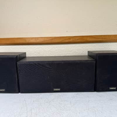 Onkyo Front Speakers SKC-241 & SKS-141 Home Theater Center Channel Audio Black image 1