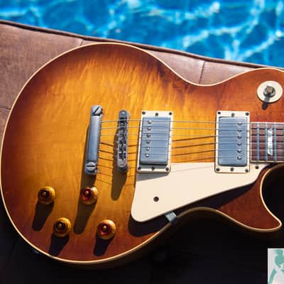 Classic 1981 Gibson Les Paul Heritage Series Standard-80 - Heritage Cherry Sunburst (Aged/Faded) - Yamano Handpicked Export w Original Hard Case - Pro Set Up w Perfect Frets/Action/Intonation! image 14