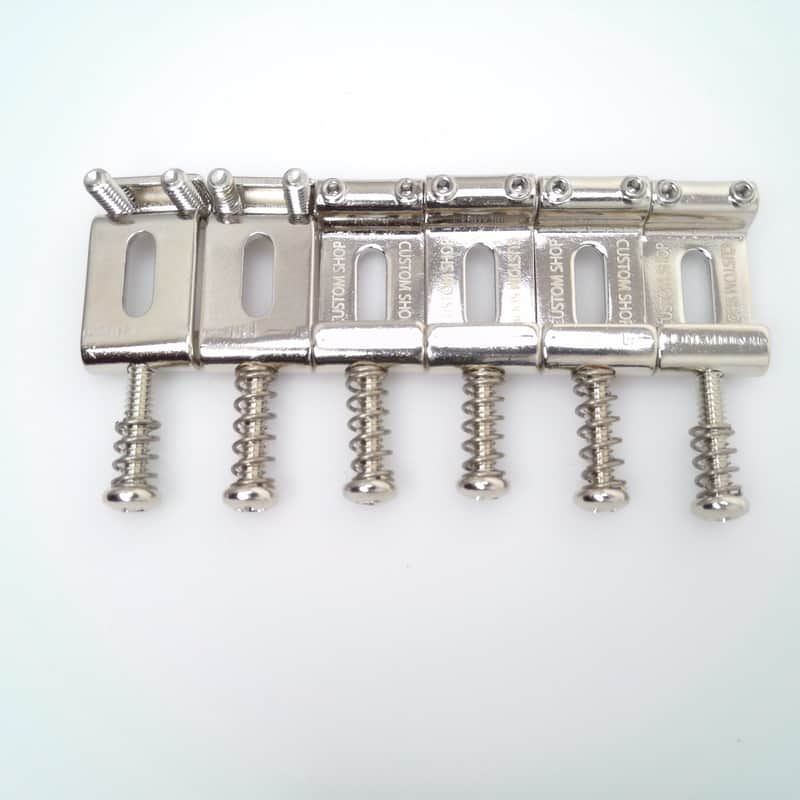 True Custom Shop® Steel  "Custom Shop" 2 3/16"  Spacing Saddles for Fender Stratocaster Strat image 1