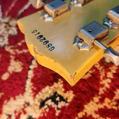 1989 Orville by Gibson Les Paul Junior JR 58 TV Double Cut (LPJ-D) – TV Yellow – Japan MIJ image 25