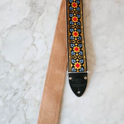 Tom’s Vintage Straps Mustard Quattuor Guitar/Bass Hippie Strap 2026 image 4