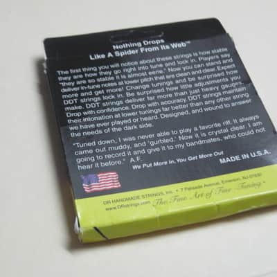 ONE SET new in package DR DDT-11 Drop-Down Tuning Electric Guitar Strings (11, 15, 19, 32,42, 54) Nickel-Plated Steel, Coated Core Technology, Core Wire: Hexagonal image 15