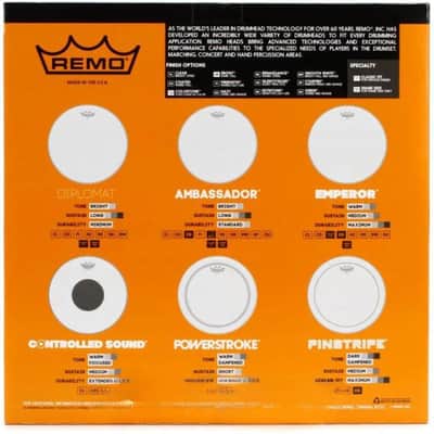Emperor Clear 4-Piece Tom Pack image 4