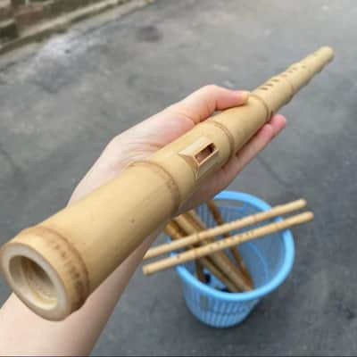 Handcrafted H’mong Bamboo Flute – Vietnamese Bawu Flute – Key C/D | Pro Sound, Vietnamese Artisan Quality image 4