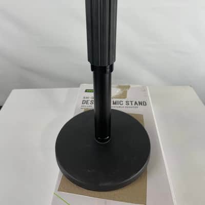 Shure by Gator SH-DESKTOP1 Round Base Desktop Microphone Stand, Black image 4