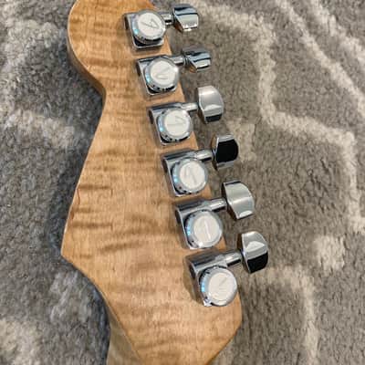 Stratocaster Neck flame Maple figured medium profile fender image 7