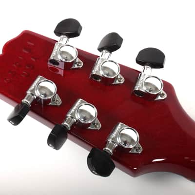 Hamer Artist Mahogany with Fralin P90s, Red Transparent (2000) image 9