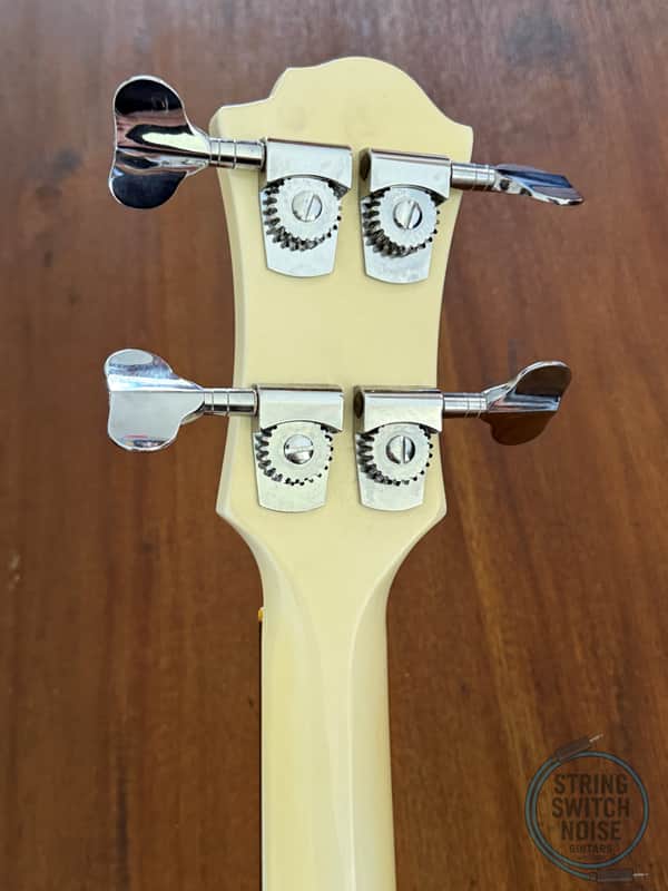 Fernandes Mockingbird Bass, MB-65, Snow White (aged), MIJ, 1992
