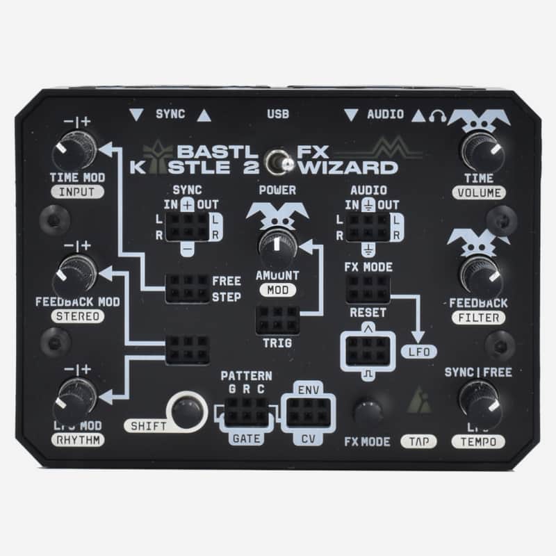 Bastl Instruments KASTLE 2 FX Wizard Compact Experimental Multi-Effects Device image 1