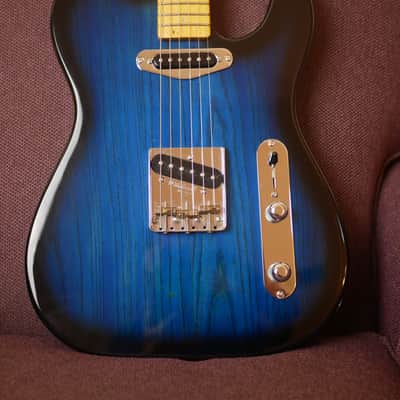 Partscaster T-Style 2013 Blueburst image 2