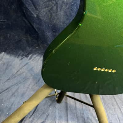 Fender MIJ 60's Telecaster Rosewood FB in Sherwood Green Metallic Pre-owned image 11