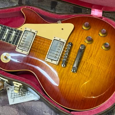 Gibson Custom Shop 1960 Les Paul Standard VOS Washed Cherry Sunburst New Unplayed Auth Dlr 8lb9oz #531 image 7