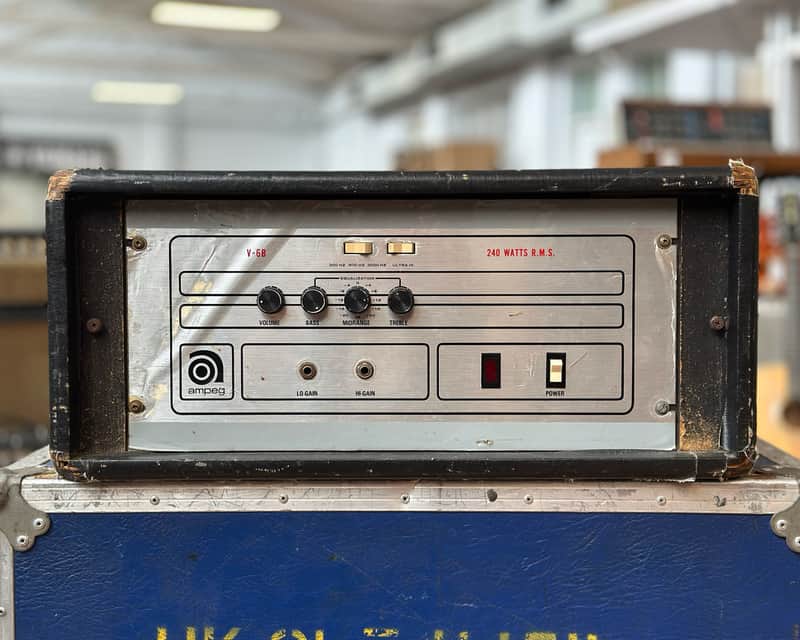 1970s Ampeg V-6B 120 Watt Solid-State Bass Head image 1