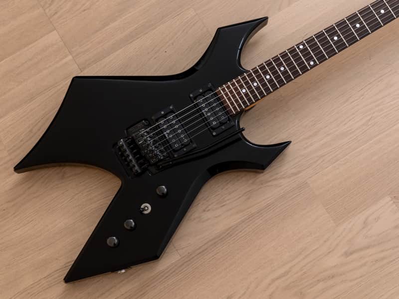 1992 BC Rich Warlock NJ Series Black 100% Original w/ Reverse