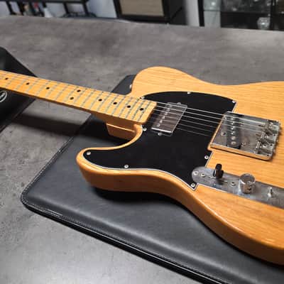 Fender Telecaster 1977 LH Left Hand Natural Ash Custom Gibson PAF Humbucker Vintage 70s American Tele USA 1970's Lefty Guitar image 10