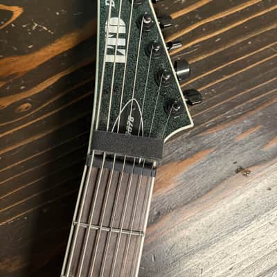 ESP LTD M-1007B 7-string Baritone Electric Guitar - Granite Sparkle Evertune image 4