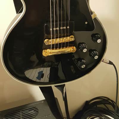 Edwards  Les Paul Custom P90  Ebony image 3