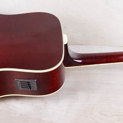 Orville by Gibson Hummingbird MIJ 1991 Natural Lacquer Finish Japan OBG w/ Hard Case image 11