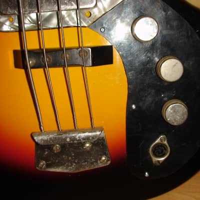 Orfeus Orpheus Plovdiv Bass Guitar Vintage 1960 image 3