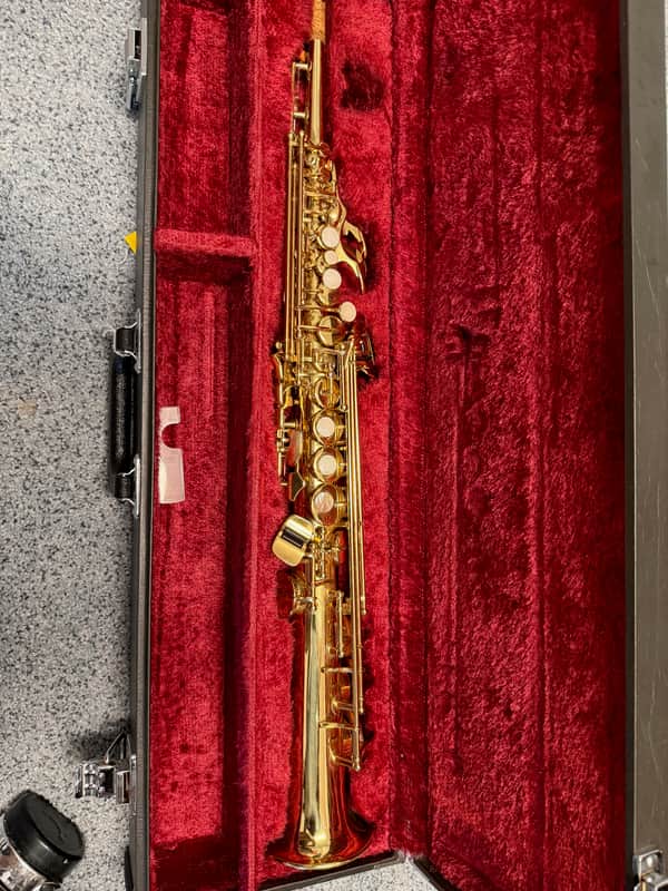 Yamaha YSS-475 Soprano Saxophone 2000s - Brass image 1