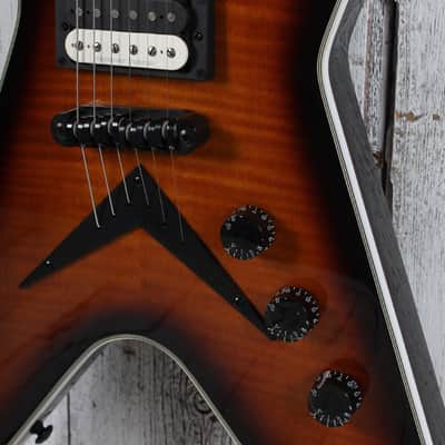 Dean ML Select Flame Top Trans Brazilia Solid Body Electric Guitar image 5